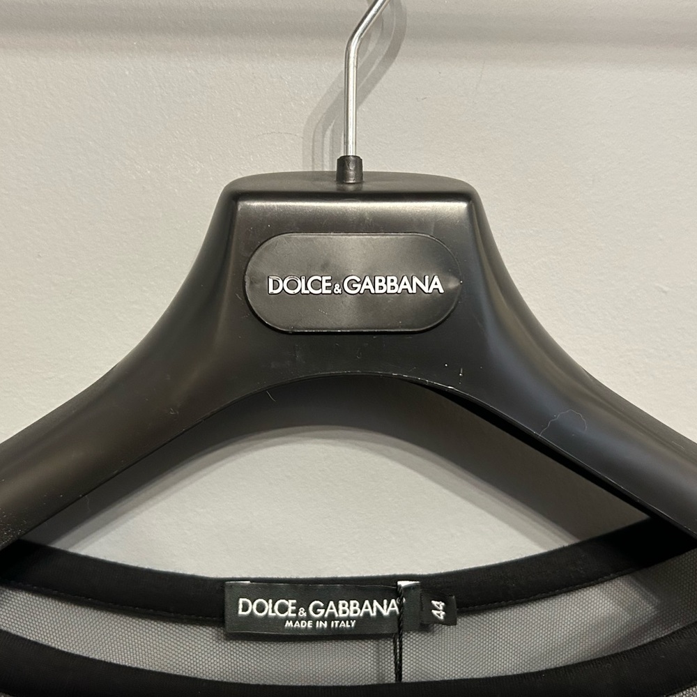 DOLCE & GABBANA Lace And Mesh Sweatshirt, size IT44 (US8/10) - Picture 13 of 13